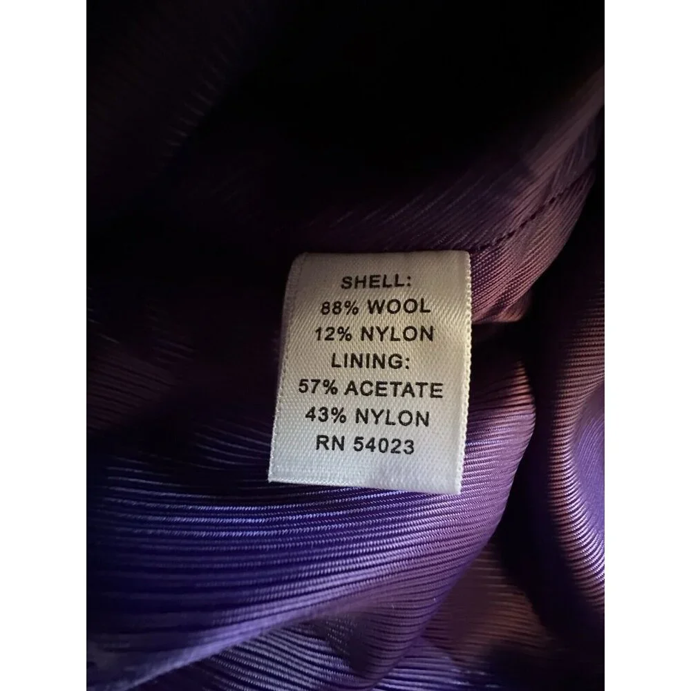 BANANA REPUBLIC Womens‎ Small Pink Double Breasted WOOL Blend Pea Coat Jacket - Picture 4 of 11